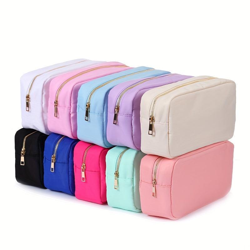 Waterproof Nylon Makeup Bag Large Capacity Travel Cosmetic Organizer