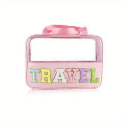 Clear Cosmetic Bag Large Makeup Pouch Waterproof Travel Toiletry Bag