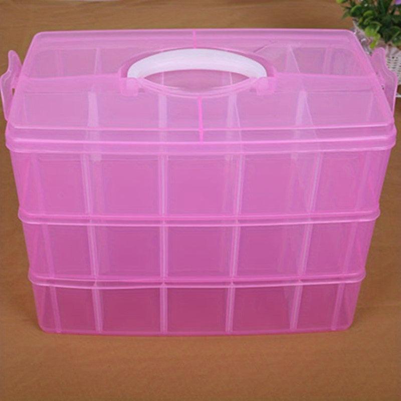 Adjustable Compartment Slot Bead Craft Jewellery Storage Organizer