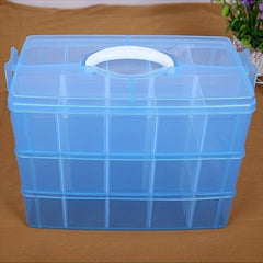 Adjustable Compartment Slot Bead Craft Jewellery Storage Organizer