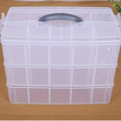 Adjustable Compartment Slot Bead Craft Jewellery Storage Organizer
