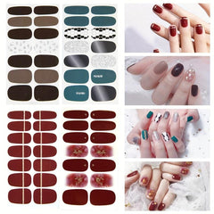 Gel Nail Wraps & Strips for Women - Self Adhesive & Easy to Apply