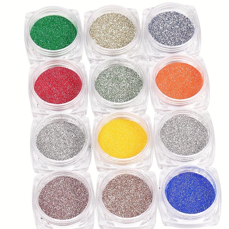 Reflective Nail Glitter Powder Crystal Sparkle Holographic Nail Dust