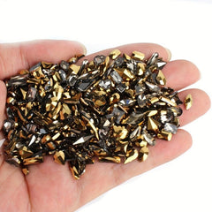 Nail Rhinestones Kit Shapes Nail Art Gems Diamonds Flatback Round Heart