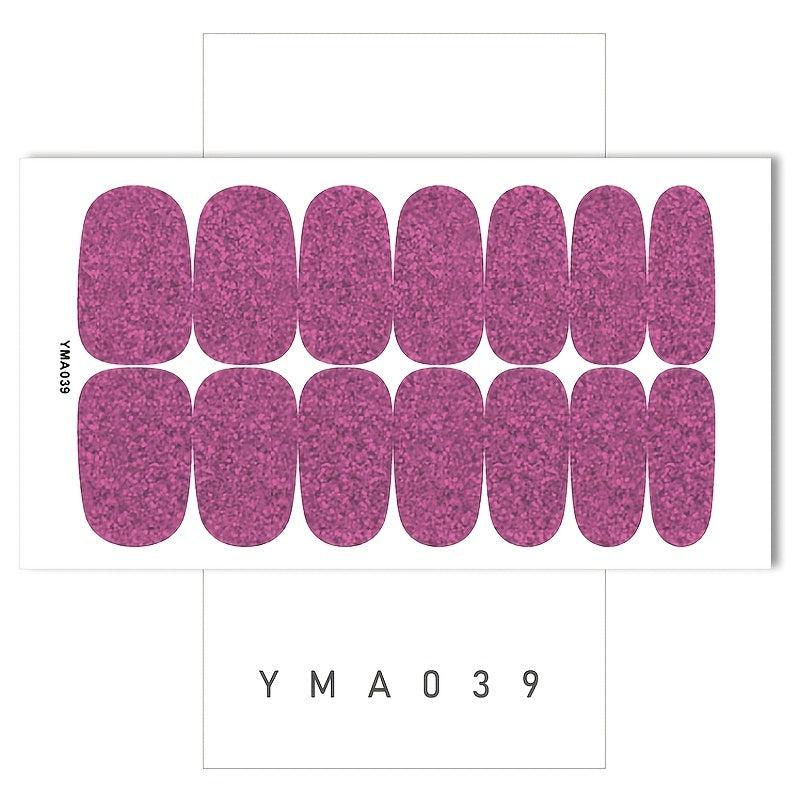 10 Pcs Nail Art Stickers Self Adhesive DIY Nail Decals for Manicure