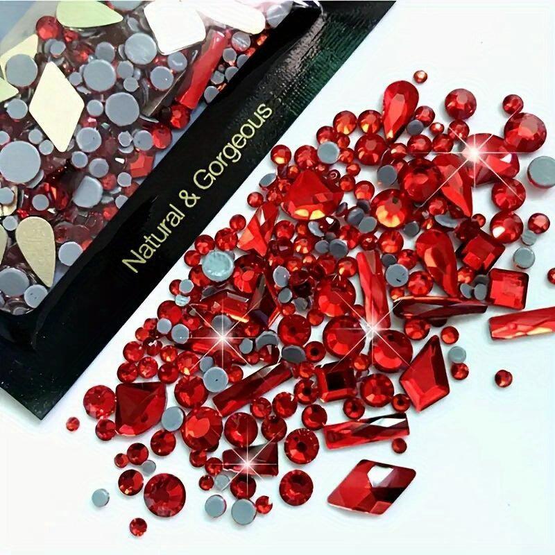150 Flatback Round Rhinestones + 20 Large Zircon Nail Rhinestones