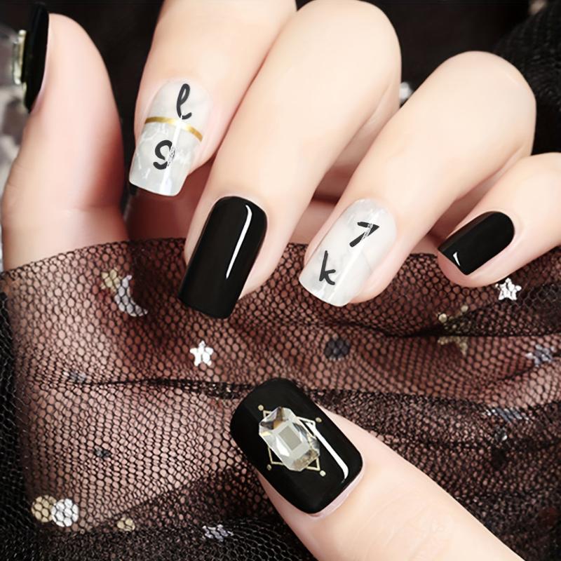 Graffiti Numbers Letters Nail Art Stickers Decals