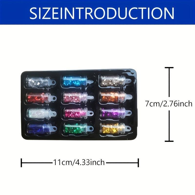 Holographic Glitter for Nails Gradient Sequins Nail Powder Flakes