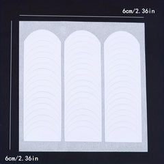 51 Pcs French Manicure Nail Stickers Self Adhesive DIY Tools