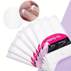 51 Pcs French Manicure Nail Stickers Self Adhesive DIY Tools