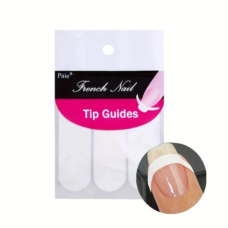 51 Pcs French Manicure Nail Stickers Self Adhesive DIY Tools