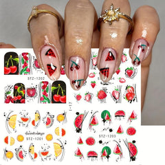 4pcs Nail Sticker Self-Adhesive Nail Wrap Art