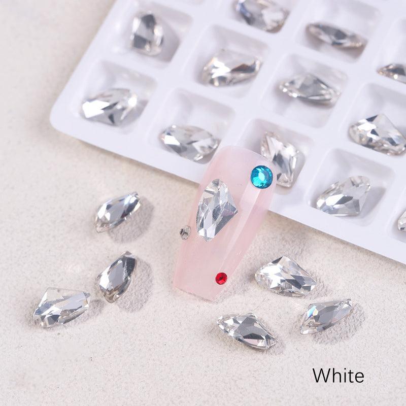 Aurora Glass Crystal Nail Art Rhinestones 10 Pcs