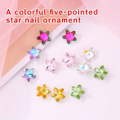 Starfish Rhinestones Nail Bling Crystal Gemstones Glass Pointed Back Nail Art