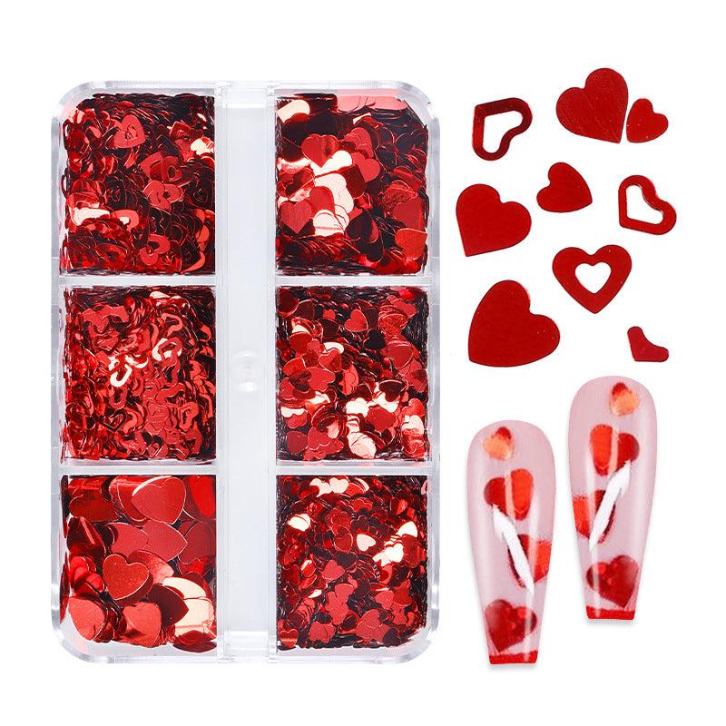 Epoxy Resin Glitter Fillings Mixed Love Hearts Butterfly Sequin DIY Accessories