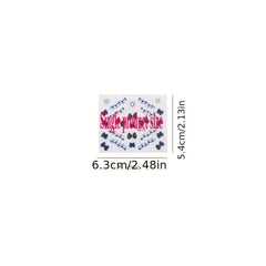 Bronzing Line Nail Stickers 3D Self Adhesive