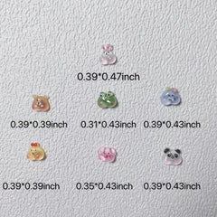 Frog Nail Charms for DIY Art and Nail Designs