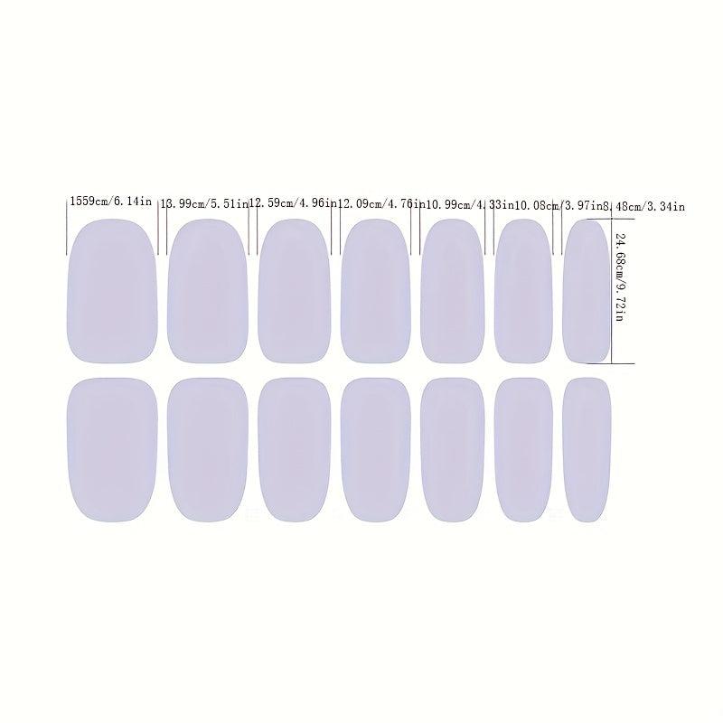Waterproof Nail Polish Stickers Self Adhesive Nail Art Decal Strips