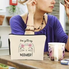 Meowied Makeup Bag Funny Engagement Gift for Bride
