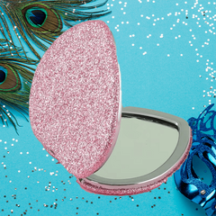 3D Stereo Creative Metal Handle Mirror Classic Peacock Handheld Makeup Mirror
