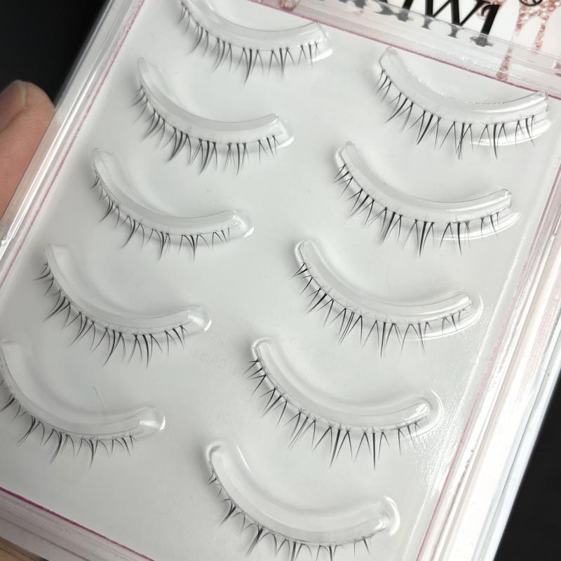 5 Pairs Wispy Lower Lashes False Eyelashes