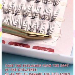 60 Cluster Lashes 0 01 C Curl Faux Mink Eyelash Extensions