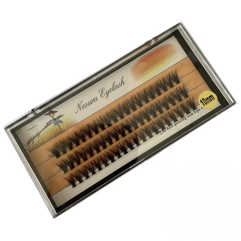 Mikiwilash 60 Bundles 40D Cluster Eyelash Extensions 0 07mm Mink