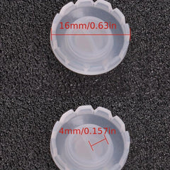 100Pcs Disposable Eyelashes Blossom Cup Eyelashes Glue Holder Plastic Stand