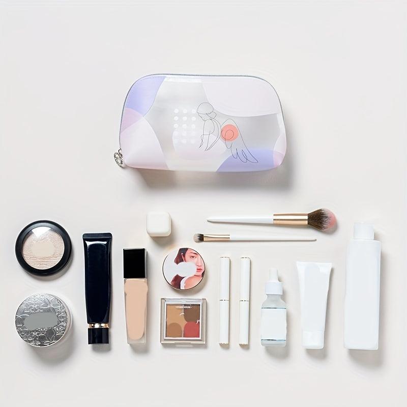 Figure Graphic Makeup Bag Portable Adorable Toiletry Bag For Girls And Women