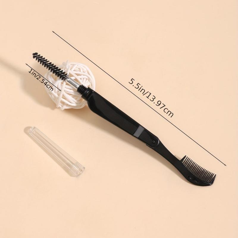 2 in 1 Folding Eyelash Eyebrow Brush Cap
