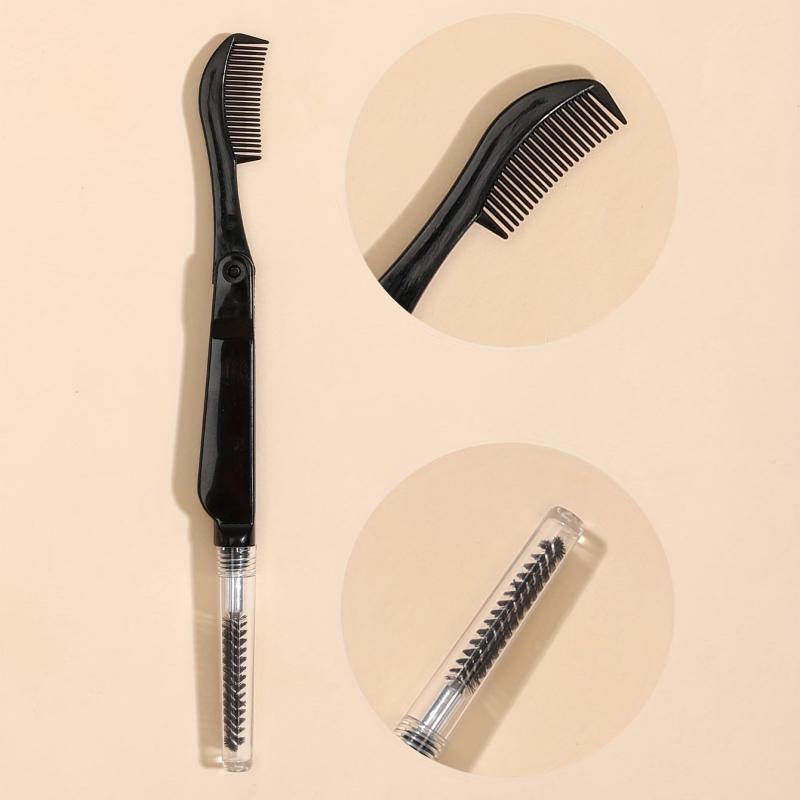 2 in 1 Folding Eyelash Eyebrow Brush Cap