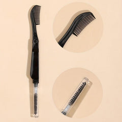 2 in 1 Folding Eyelash Eyebrow Brush Cap