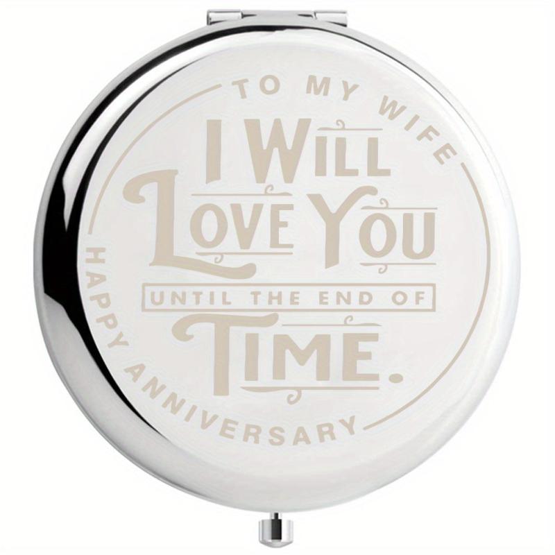 Mother's Birthday Compact Mirror - Unique Gift for Wife, Mom, Daughter