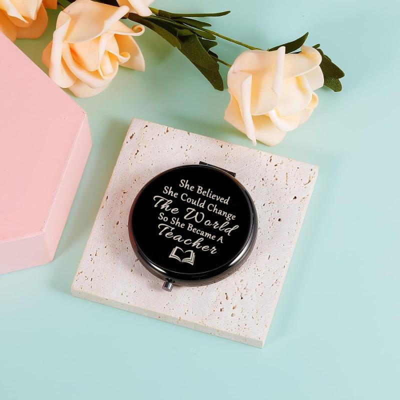 Teacher Appreciation Travel Makeup Mirror Thank You Gift