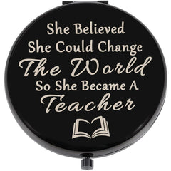 Teacher Appreciation Travel Makeup Mirror Thank You Gift