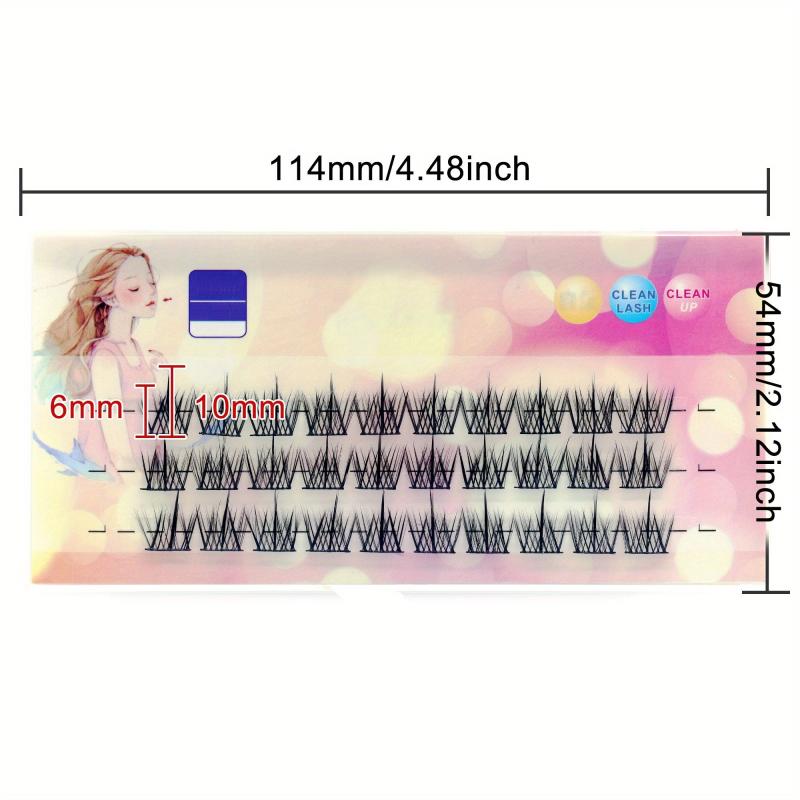 Natural Soft False Eyelashes Spiked Curling Extensions C Curling