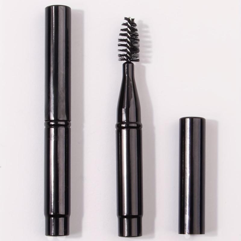 Mini Eyebrow Brush Eyelash Comb Mascara Wand Applicator Eye Brushes with Cap