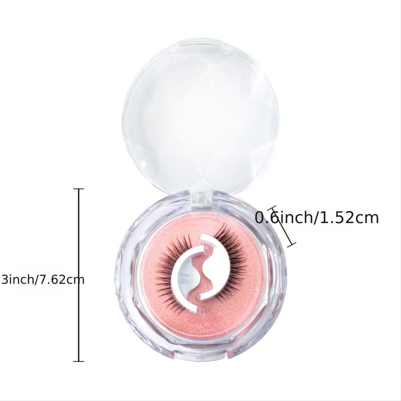 Self Adhesive Reusable Full Strip Eyelashes Thick Natural Makeup False Lashes