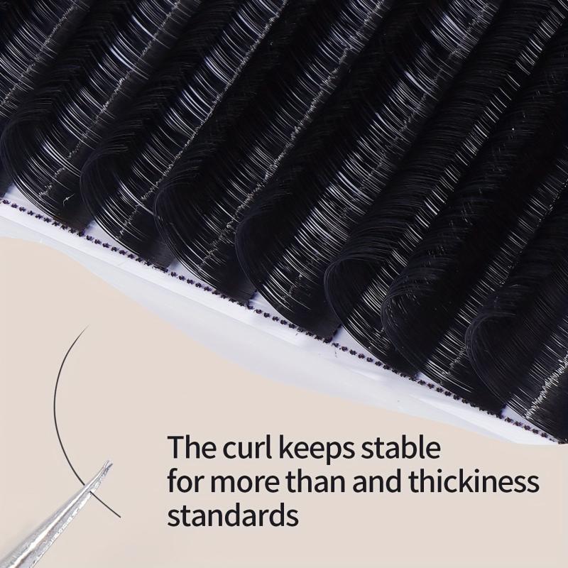 12 Rows Cluster Eyelashes Curling Extension Grafting False Eyelashes