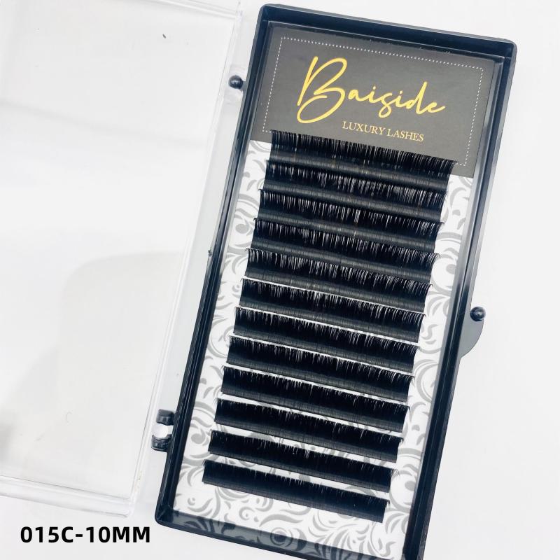 Soft Silk 0 15mm C Curl Lash Extensions 8 15mm Cat's Fox Eye Perfect for Salon