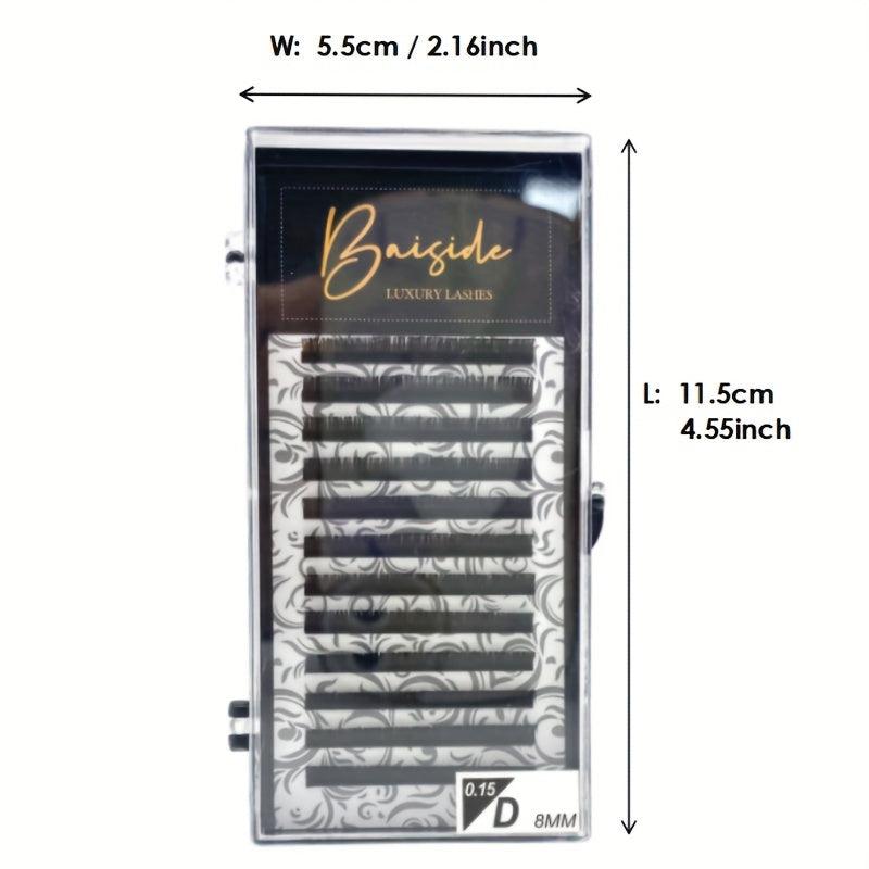 Soft Silk 0 15mm C Curl Lash Extensions 8 15mm Cat's Fox Eye Perfect for Salon
