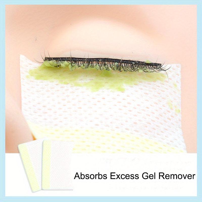 40 PCS Eyelash Extension Glue Cleaning Wipes Nail Polish Remover Lint Nail Wipes