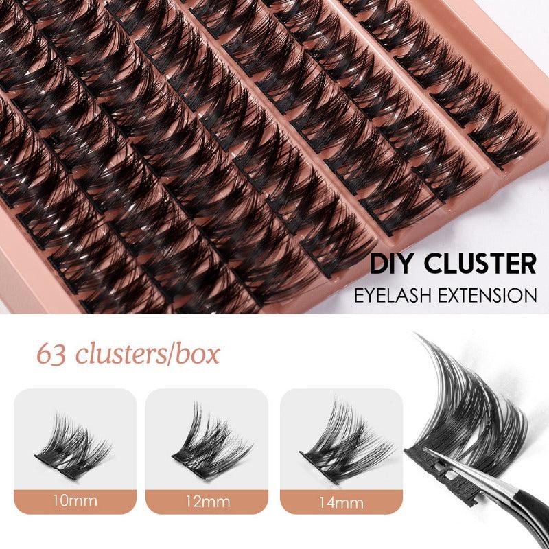 Natural Look Lash Clusters DIY C Curl Eyelash Extension Kit