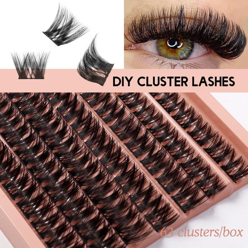 Natural Look Lash Clusters DIY C Curl Eyelash Extension Kit