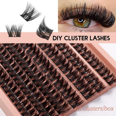 Natural Look Lash Clusters DIY C Curl Eyelash Extension Kit