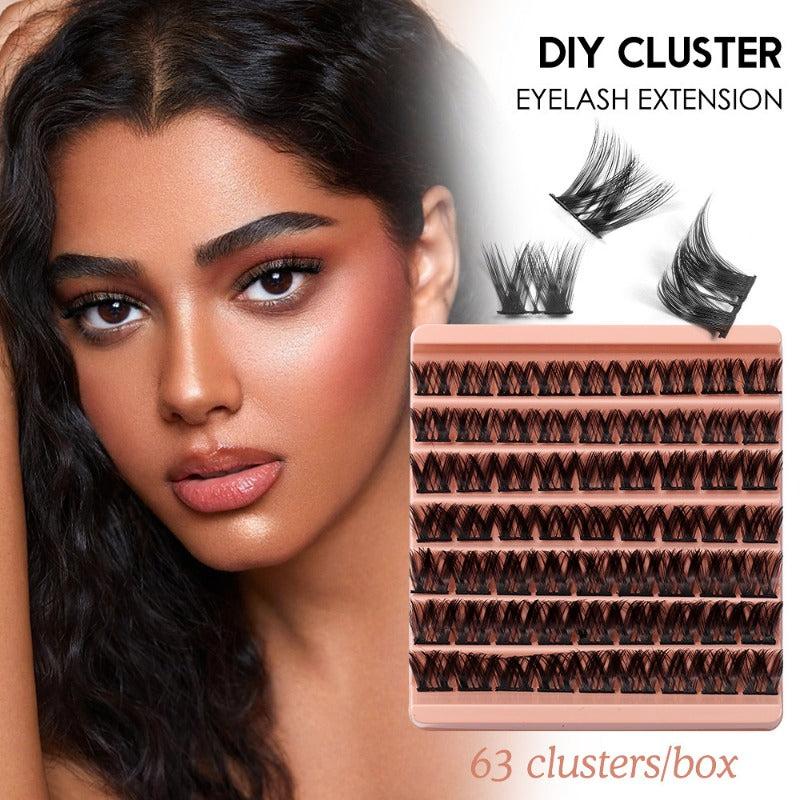 Natural Look Lash Clusters DIY C Curl Eyelash Extension Kit