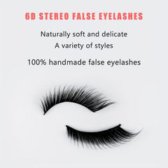 5 Pairs Faux Mink Fox Eye Cat Eye Lashes