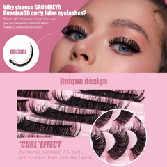 30 Pairs 3D False Eyelashes Faux Mink Lashes Dramatic Volume Long Lashes