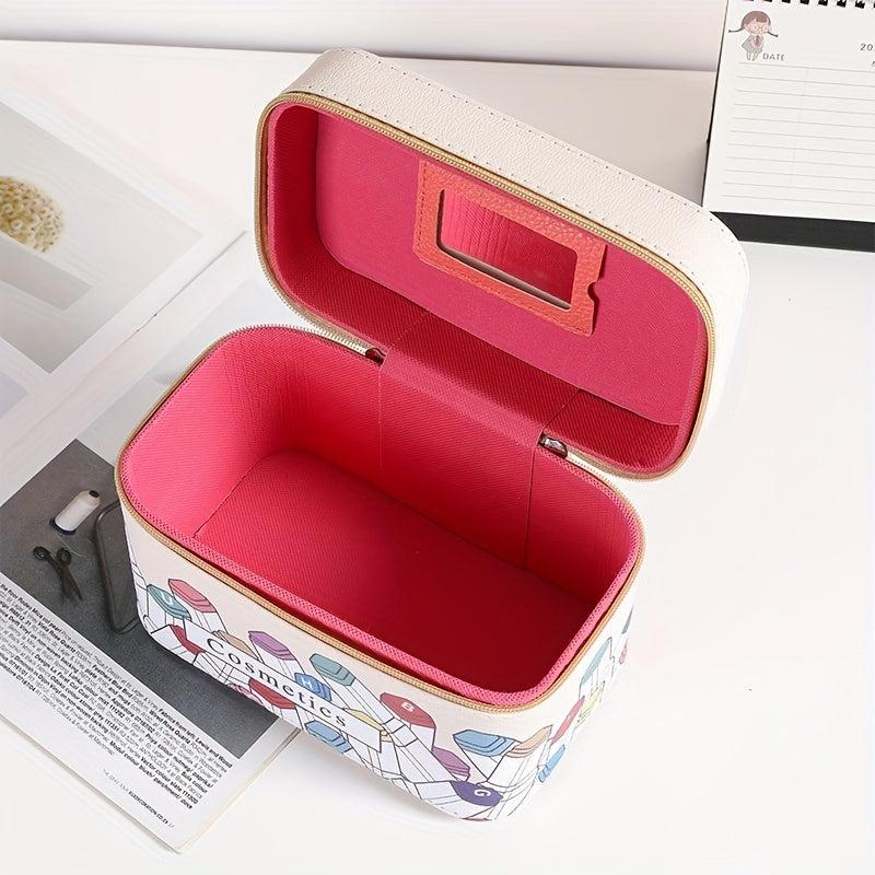Floral Toiletry Makeup Bag Travel Cosmetic Organizer