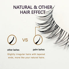 Palm Lashes 180pcs Individual Bottom Lashes Fairy False Eyelash Extension TB07